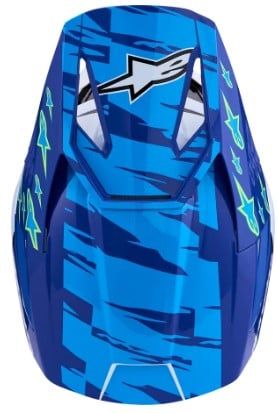 Κράνος μοτοκρός ALPINESTARS SM3 FALCON ΜΠΛΕ/ΜΑΥΡΟ/ΡΟΖ