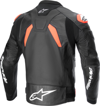 Geaca de piele ALPINESTARS GP PLUS R V4 Airflow NEGRU/ROSU