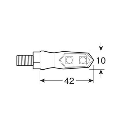 Semnalizatoare LED pentru motociclete Nix