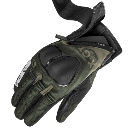 Motorcycle gloves SPIDI X GT DARK GREEN