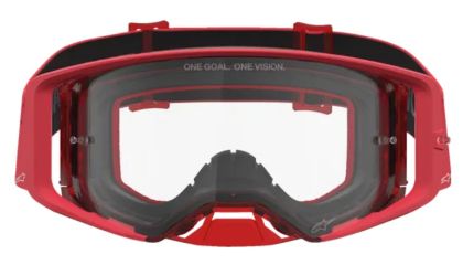 Motocross goggles ALPINESTARS SUPERTECH VESTA CHROME RD/CLR
