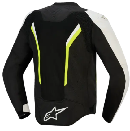 Geacă textilă ALPINESTARS AST AIR V3 NEGRU/ARGENTIU/GALBEN FLUO