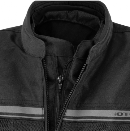 Υφασμάτινο μπουφάν μοτοσικλέτας MOTO ID STELVIO ΜΑΥΡΟ