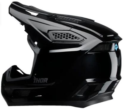 Cască motocross THOR FLEET BLACKOUT GLOSS