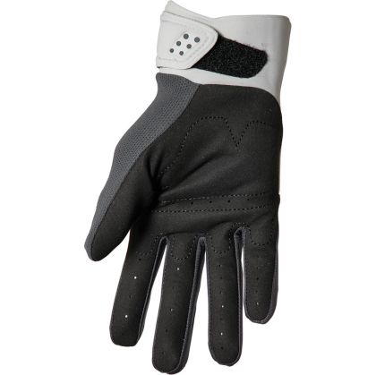 THOR WOMEN'S SPECTRUM LIGHT GRAY/CHARCOAL women's motocross gloves