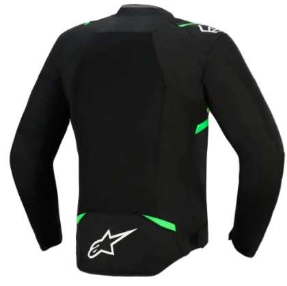 Υφασμάτινο μπουφάν μοτοσικλέτας ALPINESTARS T-SPS AIR V2 ΜΑΥΡΟ/ΦΘΟΡΟΠΡΑΣΙΝΟ