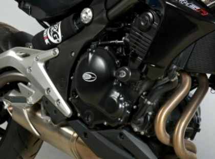 Προστατευτικά πρόσκρουσης R&G RACING Aero Μαύρα Kawasaki ER-6 N 12-16