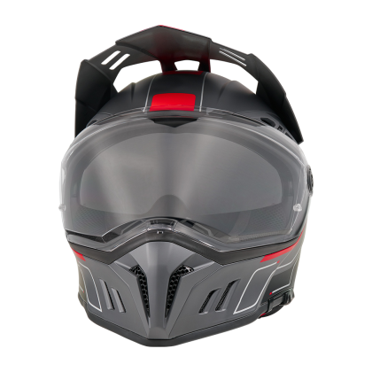 Κράνος Enduro O'NEAL SIERRA RS ECHO ΜΑΥΡΟ/ΚΟΚΚΙΝΟ V.26