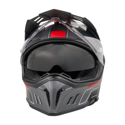 Κράνος Enduro O'NEAL SIERRA RS ECHO ΜΑΥΡΟ/ΚΟΚΚΙΝΟ V.26