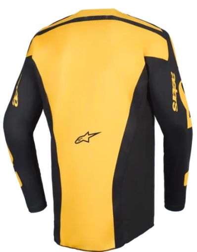 Motocross Jersey Alpinestars RIWAY BLACK/YELLOW