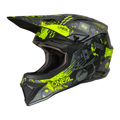 Helmet O'NEAL 1SERIES VIBRANT BLACK/NEON YELLOW