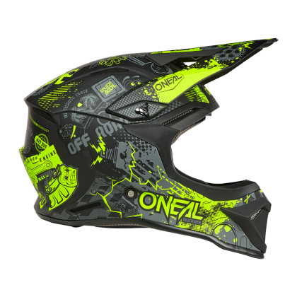 Helmet O'NEAL 1SERIES VIBRANT BLACK/NEON YELLOW