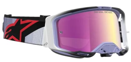 Motocross goggles ALPINESTARS VISION 8 MAVEN LAV BLACK MIRROR-PINK
