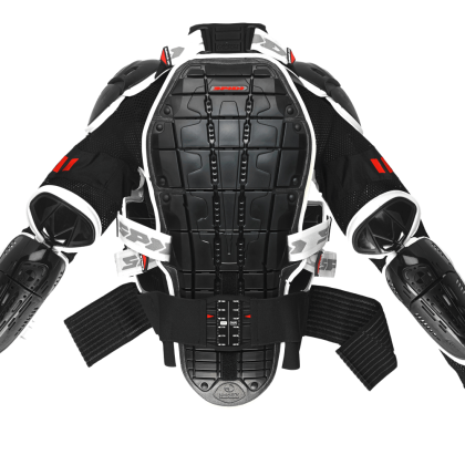 Armura de protectie SPIDI WARRIOR BLACK/WHITE