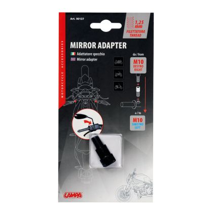 Adaptor 10mm dreapta > 10mm filet stânga 90137