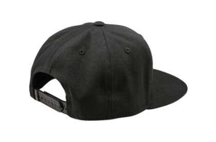 TROY LEE DESIGNS Flat Bill Snapback Badge Hat - BLACK