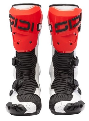 Ghete moto SIDI MAG-2 AIR ALB/NEGRU/ROȘU