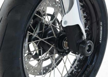Axle Crash Plugs R&G RACING Fork Protector Black Husqvarna 701 Supermoto