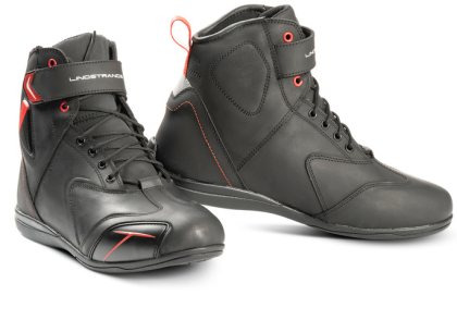Μπότες μοτοσικλέτας Lindstrands Sneaker Sport σε μαύρο χρώμα