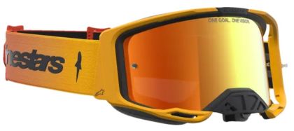 Ochelari motocross ALPINESTARS VISION 8 AMBER FIRE RED BLK MIRROR-RED