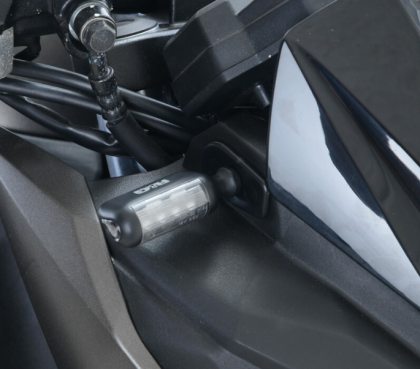 Κιτ προσαρμογέα μικροδείκτη R&G RACING μαύρο Kawasaki
