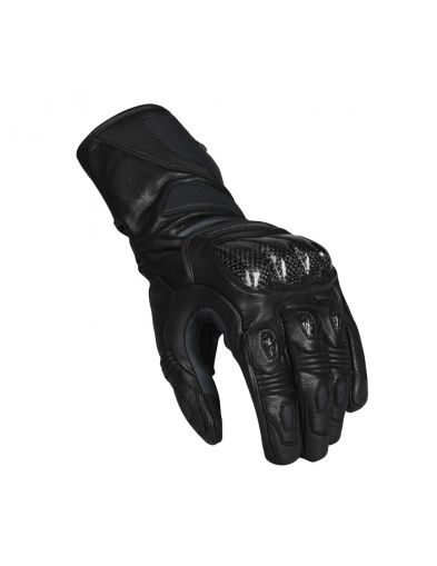 Mănuși de piele pentru motociclete SECA ATOM BLACK