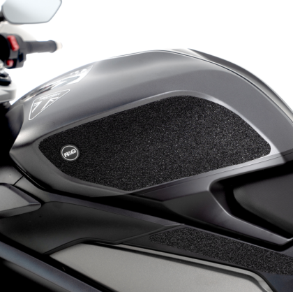 Apărătoare rezervor R&G RACING Mânere de tracțiune rezervor NEGRE Triumph Daytona 660 24-25