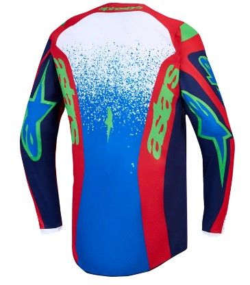 Παιδική φανέλα motocross Alpinestars FLUID DRAG BL/NV/RD/WH