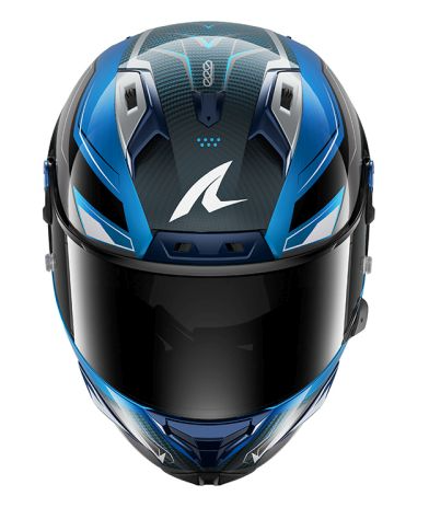 Каска SHARK AERON MEKARIUM BLUE/WHITE