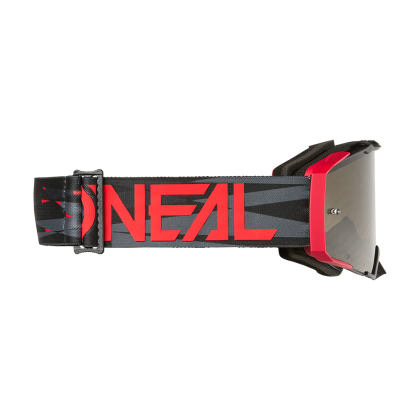 Motocross goggles O'NEAL B-33 ICTUS BLACK/RED - GRAY