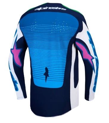 Φανέλα μοτοκρός ALPINESTARS TECHSTAR MAVEN ΛΕΥΚΟ/BL/GN