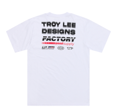 TROY LEE DESIGNS Factory T-shirt - White