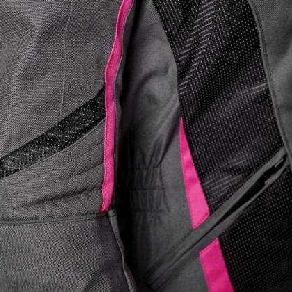 Дамско текстилно мото яке ADRENALINE LOVE RIDE 2.0 LADY BLACK/PINK/GREY