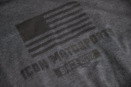 Tricou Moto ICON OGP - CHARCOAL