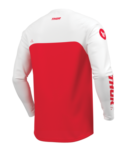 Motocross Jersey THOR RIDEMODE MENACE RED
