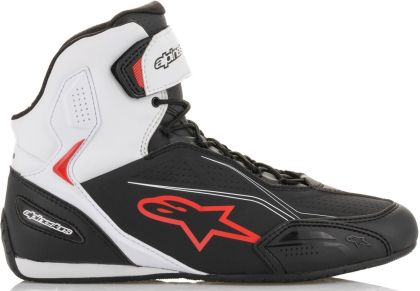 Μπότες μοτοσυκλέτας ALPINESTARS FASTER-3 ΜΑΥΡΟ/ΛΕΥΚΟ/ΚΟΚΚΙΝΟ