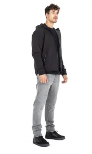 Jachetă textilă JOHN DOE HOOD XTM V3 RIP STOP SOFTSHELL NEGRU
