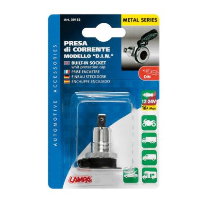 Cigarette lighter socket DIN 12/24V 39132
