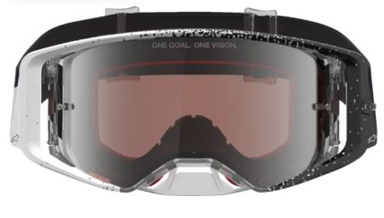 Мотокрос очила ALPINESTARS SUPERTECH HITEN WHT BLACK MIRROR-SILVER