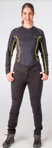 Blugi moto pentru femei Lindstrands Legging Alva Black