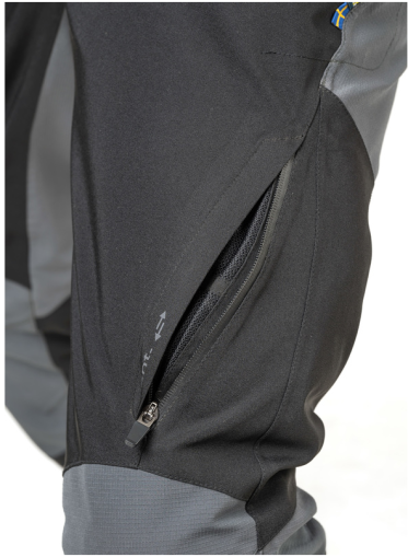 Текстилен панталон Lindstrands Lofsdalen Black/Steel Grey - Short
