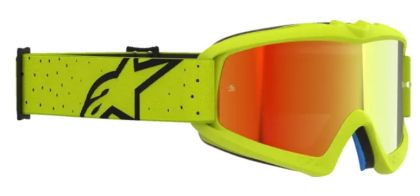 Kids motocross goggles ALPINESTARS VISION VESTA YEL FLUO BLK MIRROR-RED