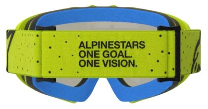 Kids motocross goggles ALPINESTARS VISION VESTA YEL FLUO BLK MIRROR-RED