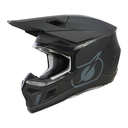 Casca motocross O'NEAL 3SERIES SOLID BLACK V.24