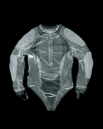 Дамско протекторно боди PANDO MOTO - SHELL WW BLACK 02