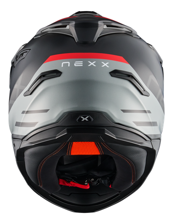 Casca de aventura NEXX Y.TRAVL QUEST BLACK RED