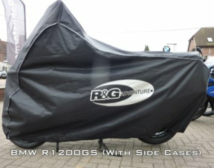 Husă de protecție pentru motocicletă R&G Racing Outdoor Adventure Silver - Moto / Scooter - Universală