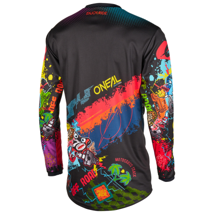 Tricou motocross pentru copii O'NEAL ELEMENT VIBRANT MULTI V.27