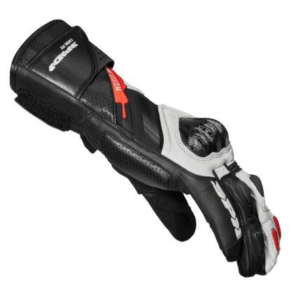 Moto gloves SPIDI CARBO FIT RED/WHITE