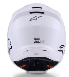 Κράνος μοτοκρός ALPINESTARS SM3 ΛΕΥΚΟ-ΓΥΑΛΙΣΤΕΡΟ